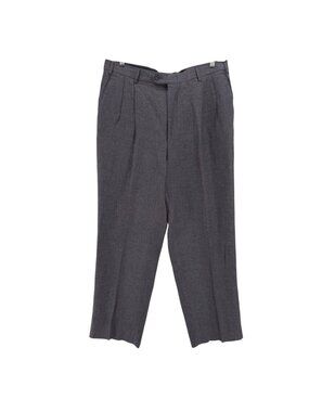 CRESPI ITALY Men's 100% Linen Dress Pants Pleated EUC Size 38